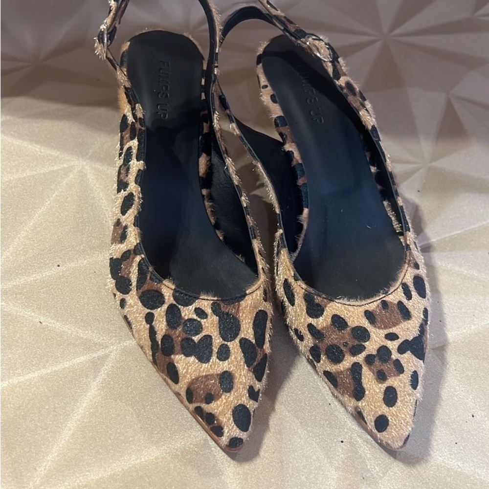 NWOT Fierce Leopard Print Flats Size EU 37